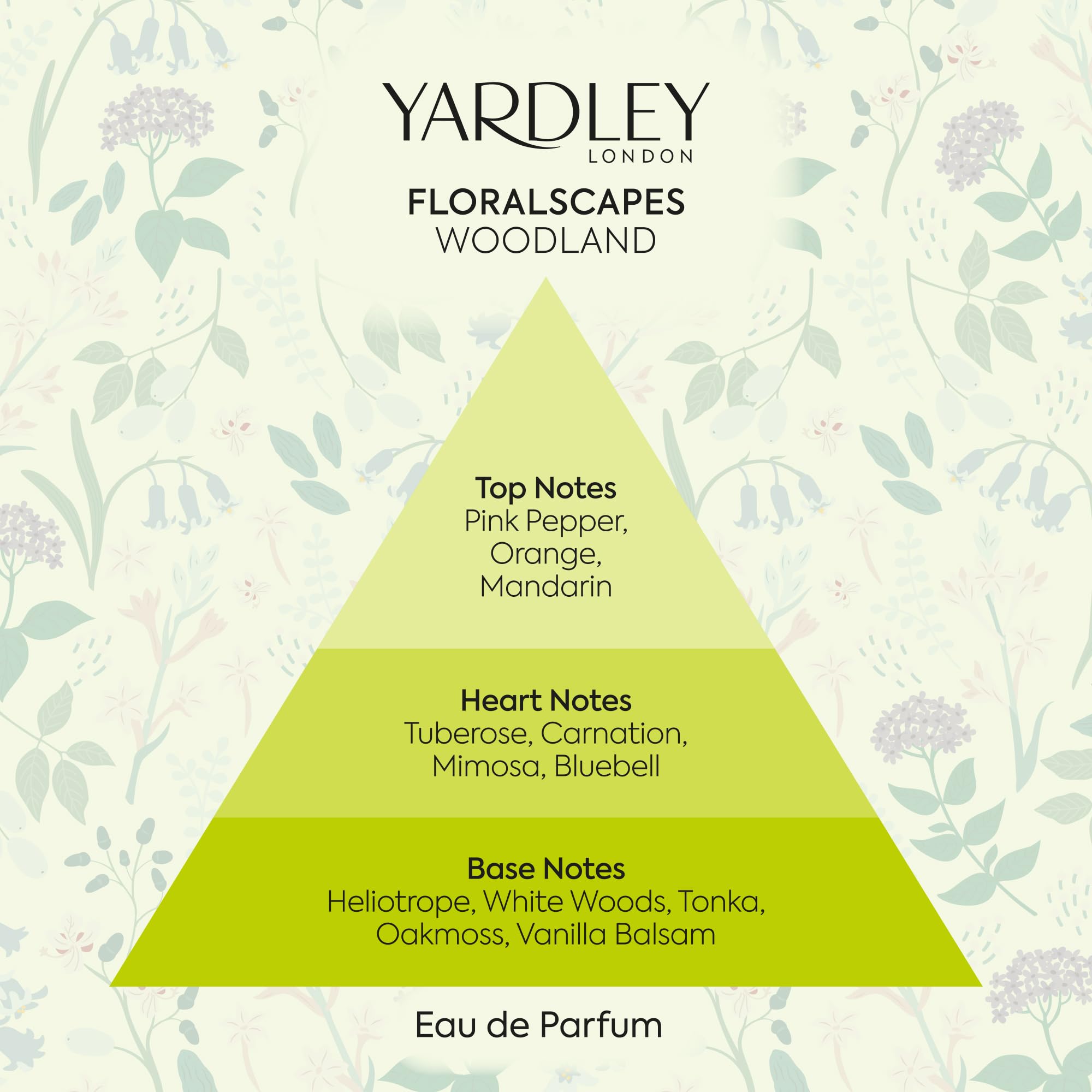 Yardley Floralscapes Woodland Eau de Parfum 100ml Spray