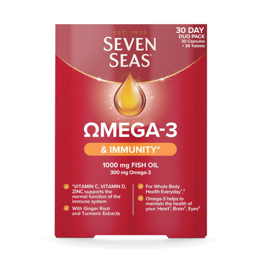 Seven Seas Omega-3 & Immunity Capsules & Tablets