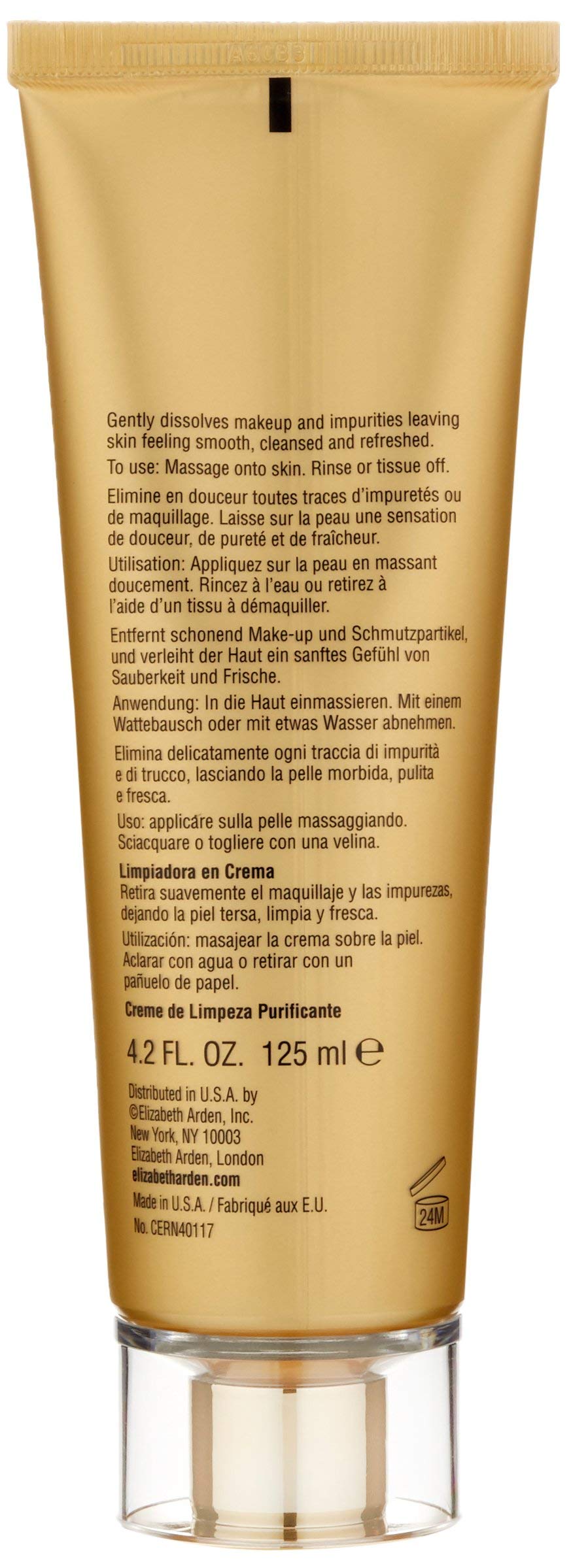 Elizabeth Arden Ceramide Plump Perfect Purifying Cream Cleanser 125ml