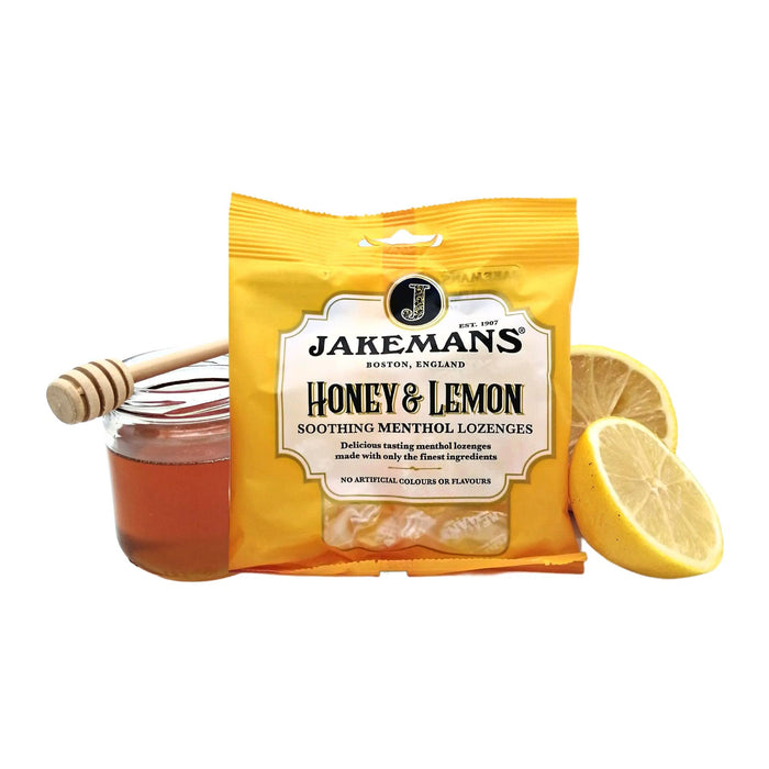 Jakemans Honey & Lemon Soothing Menthol Lozenges