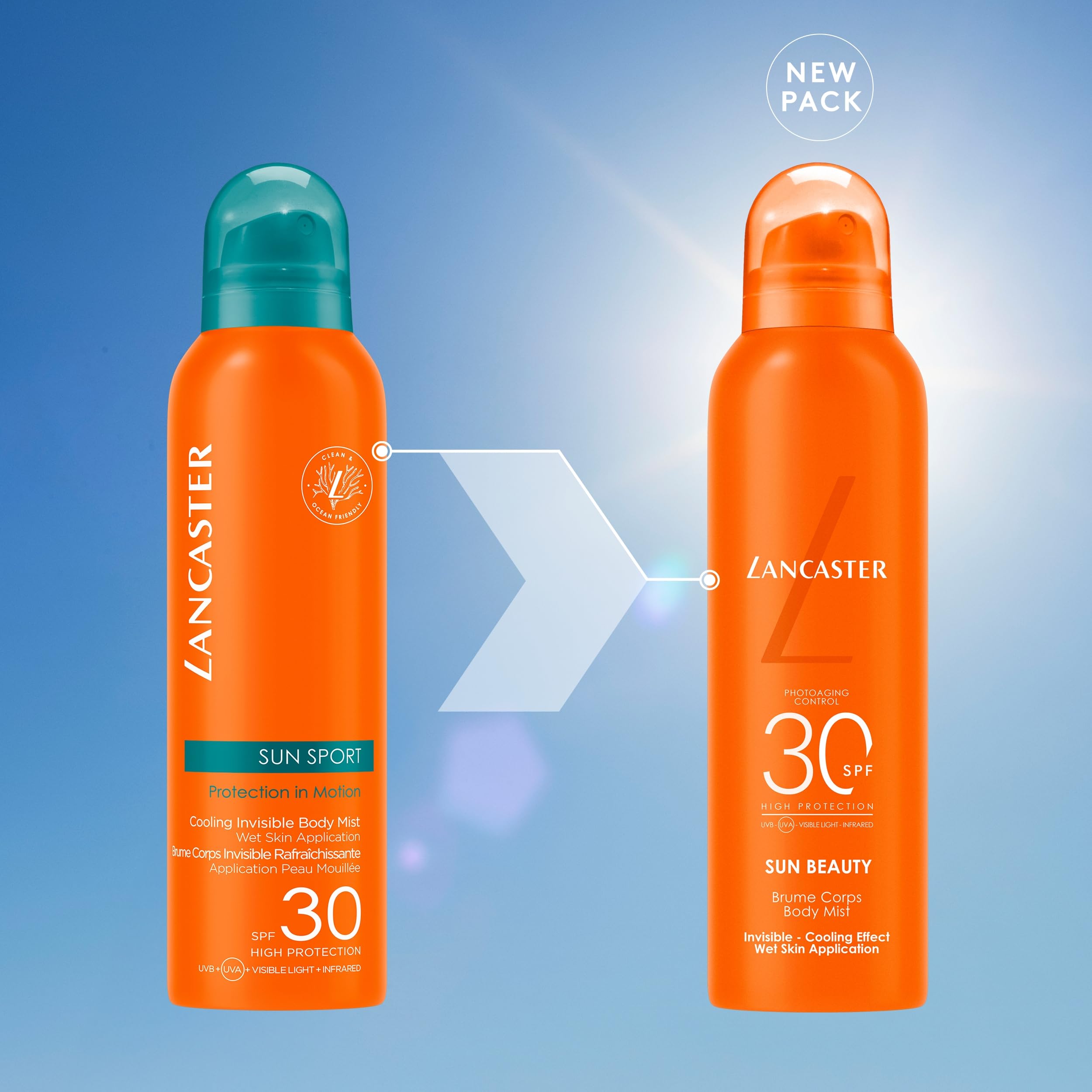 Lancaster Sun Beauty Body Mist SPF30 200ml Spray