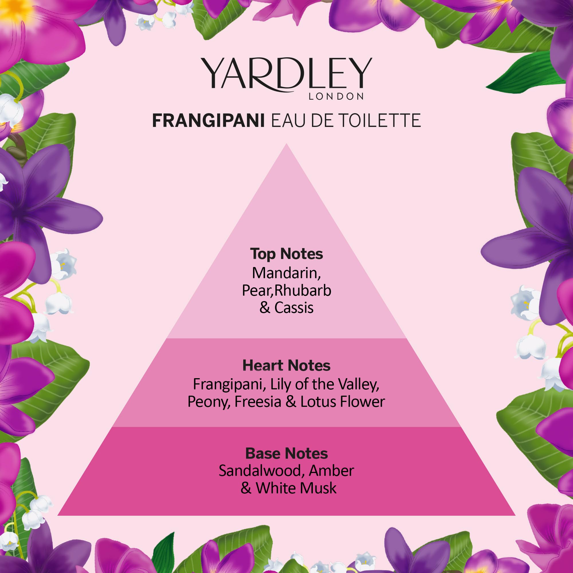 Yardley Frangipani Eau de Toilette 125ml Spray