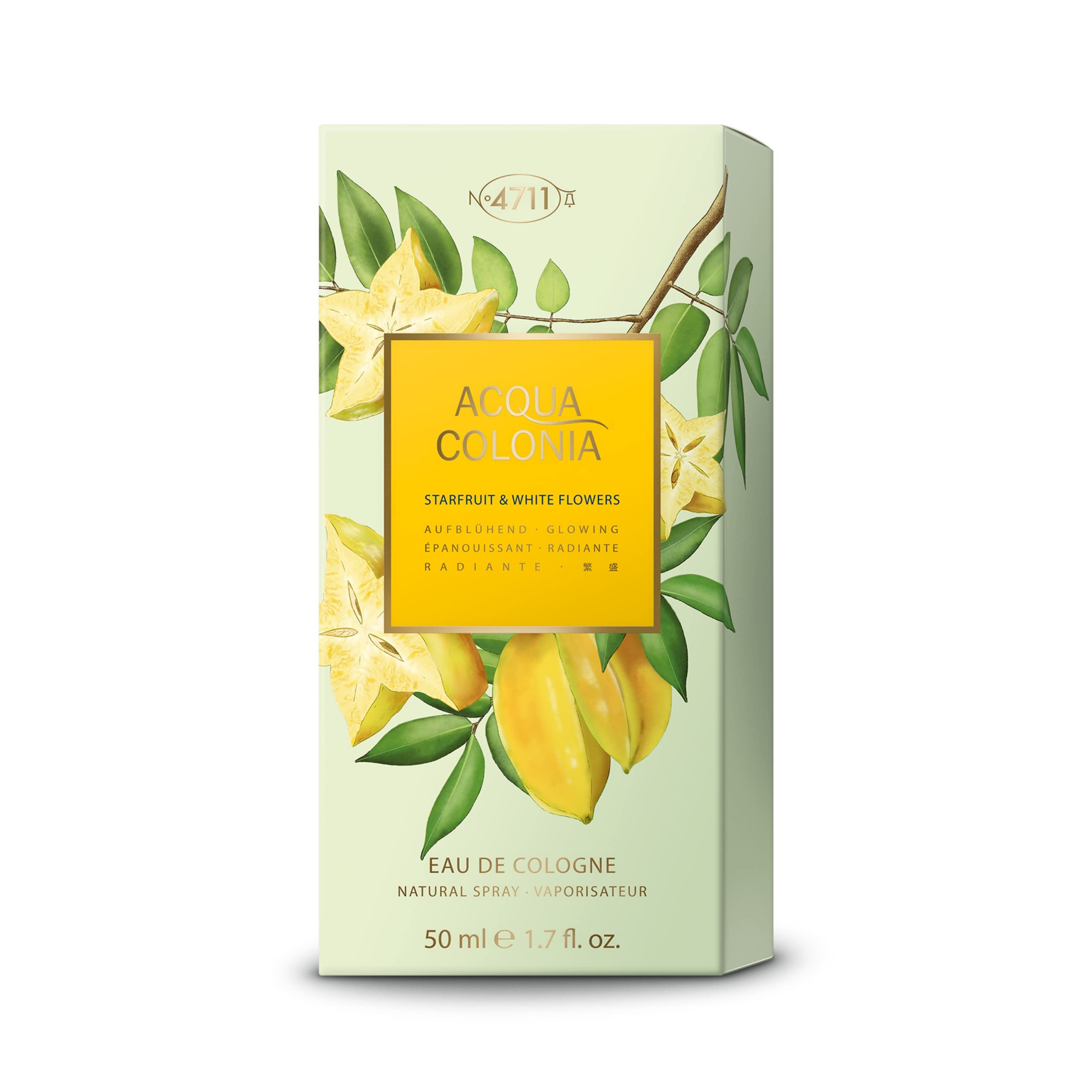 Mäurer & Wirtz 4711 Acqua Colonia Starfruit & White Flowers Eau de Cologne 50ml Spray - Unisex at MyBeautyBoutique by Mäurer & Wirtz