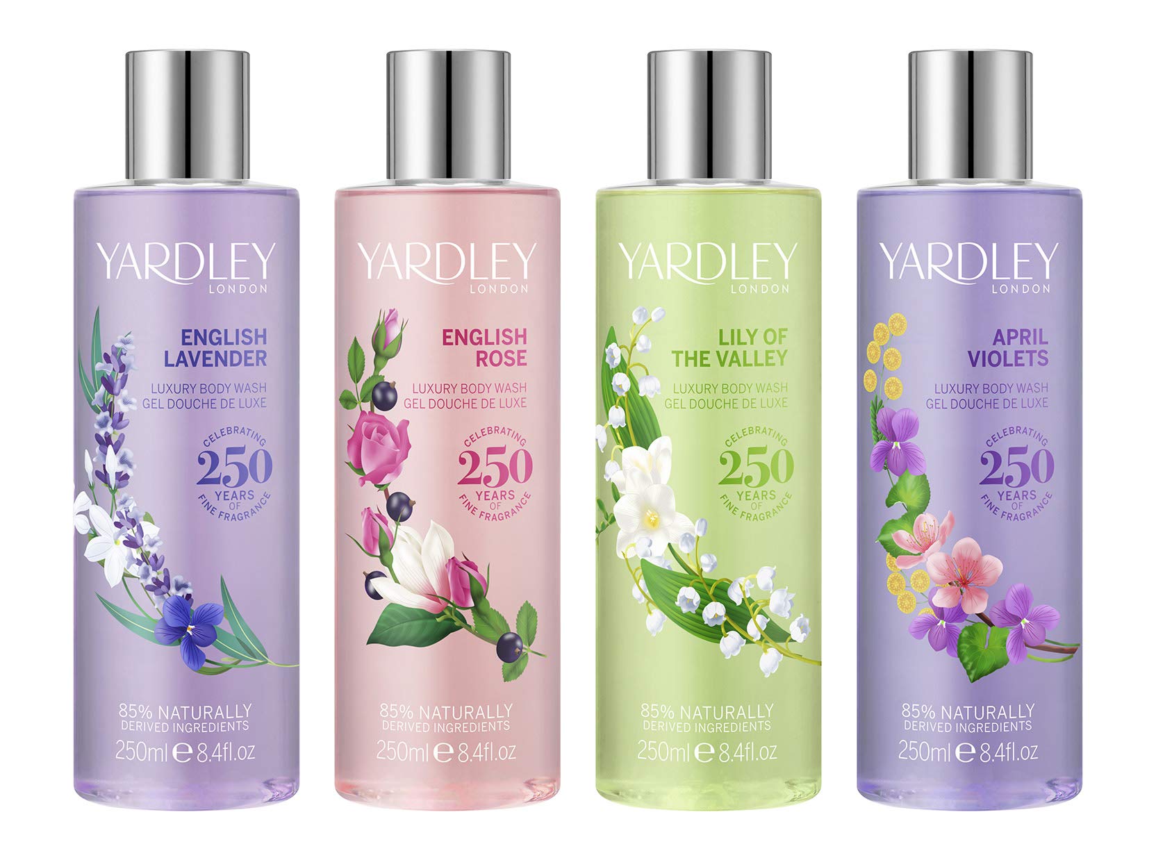 Yardley April Violets Body Wash 250ml
