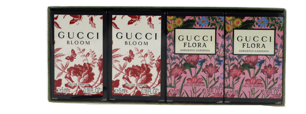 Gucci Miniature Gift Set 2 x 5ml Bloom EDP + 2 x 5ml Flora EDP