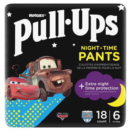 Huggies Pull-Ups Trainers Night Time Boy 2-4 Years Nappy Size 5-6+