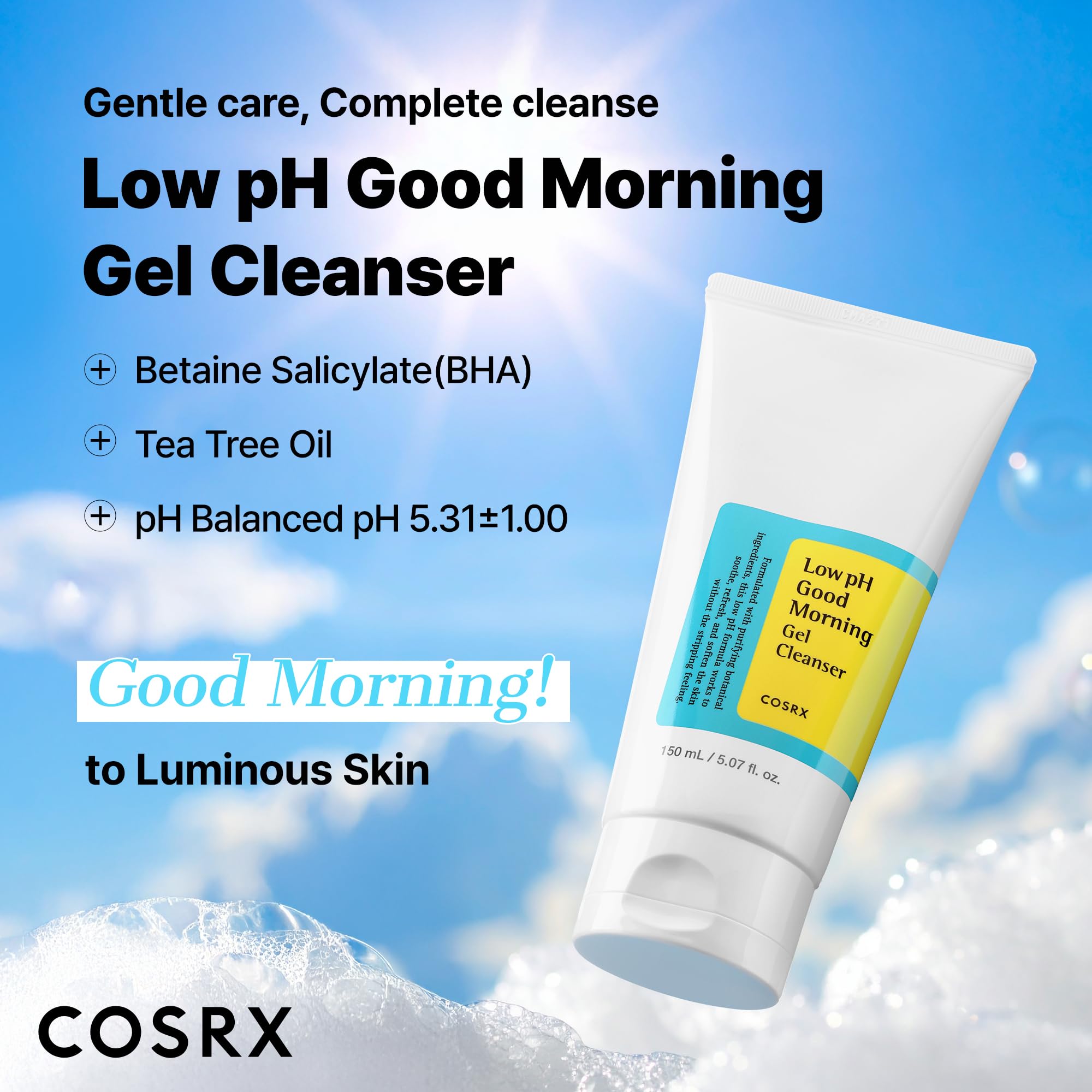 Cosrx Low pH Good Morning Cleanser 150ml