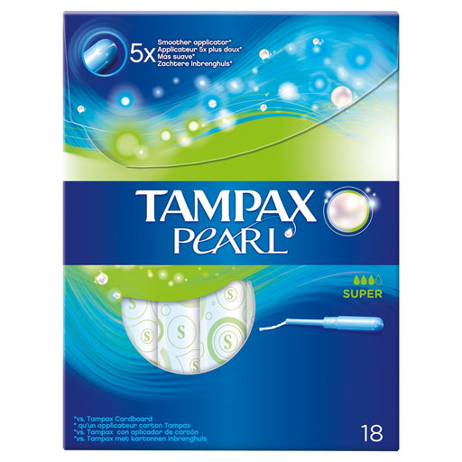 Tampax Pearl Applicator Tampons Super