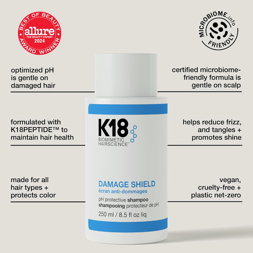 K18 Damage Shield pH Protective Shampoo 250ml
