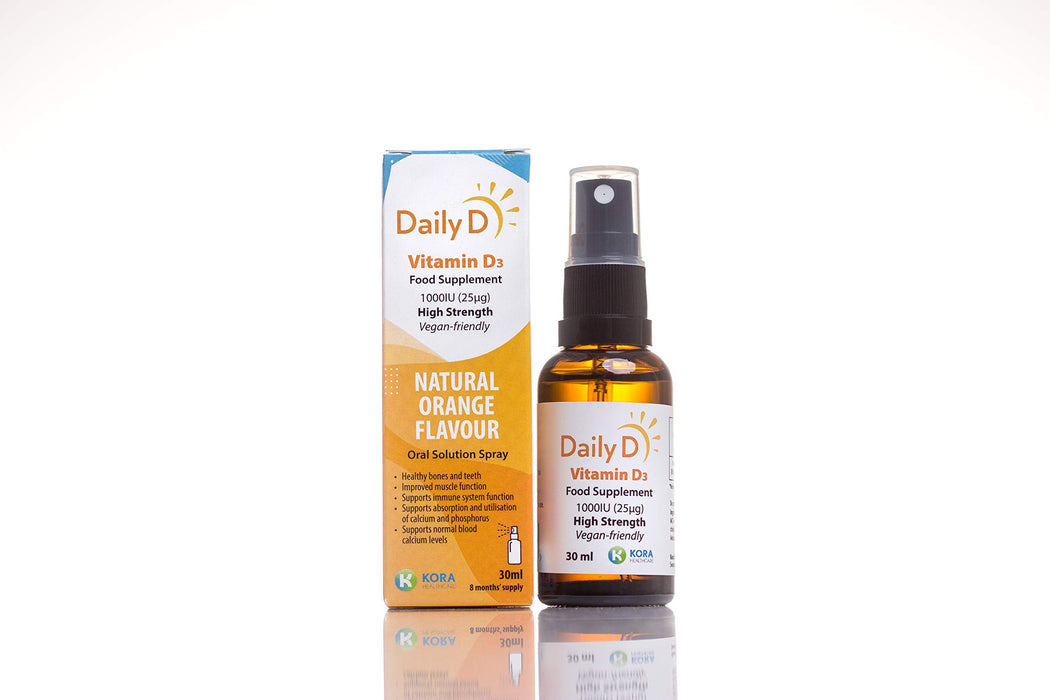 DailyD 1000iu Vitamin D3 Spray