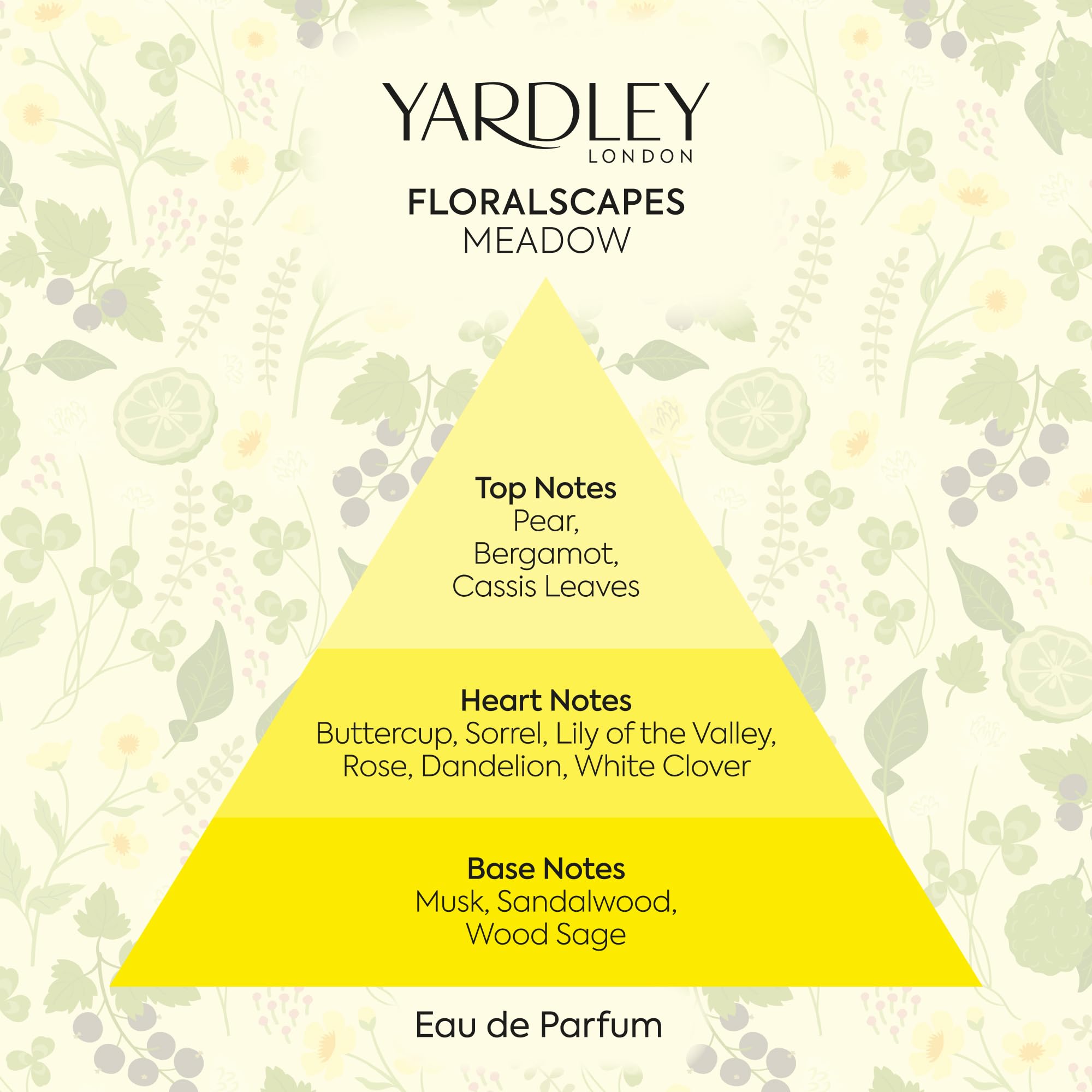 Yardley Floralscapes Meadow Eau de Parfum 100ml Spray