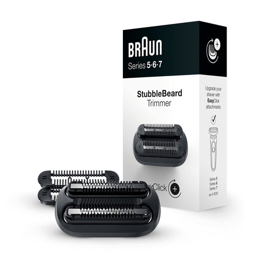 Braun EasyClick Stubble Beard Trimmer Attachment for Series 5, 6 and 7 Electric Shaver