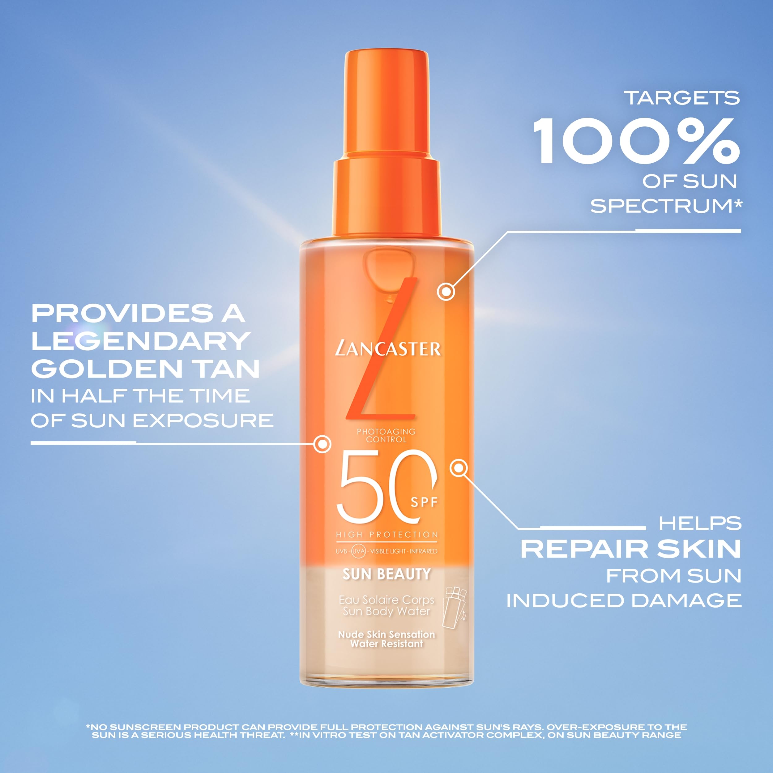 Lancaster Sun Beauty Solar Body Water SPF50 - 100ml Spray