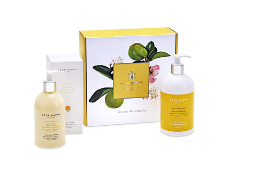 Acca Kappa Green Mandarin Gift Set 500ml Shower Gel + 300ml Body Lotion