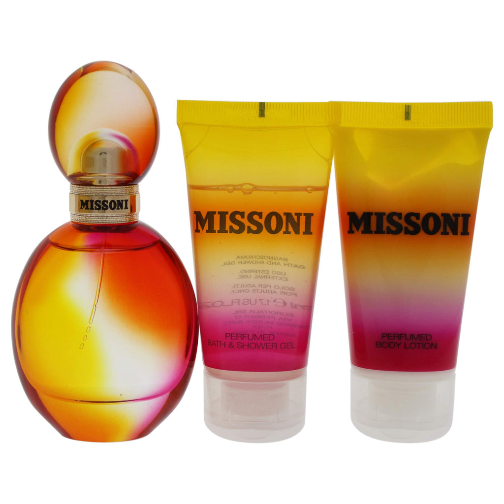 Missoni (2015) Gift Set 50ml EDT + 50ml Body Lotion + 50ml Shower Gel