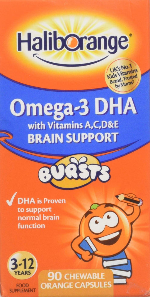 Haliborange Kids Omega 3 Chewable Capsules Orange