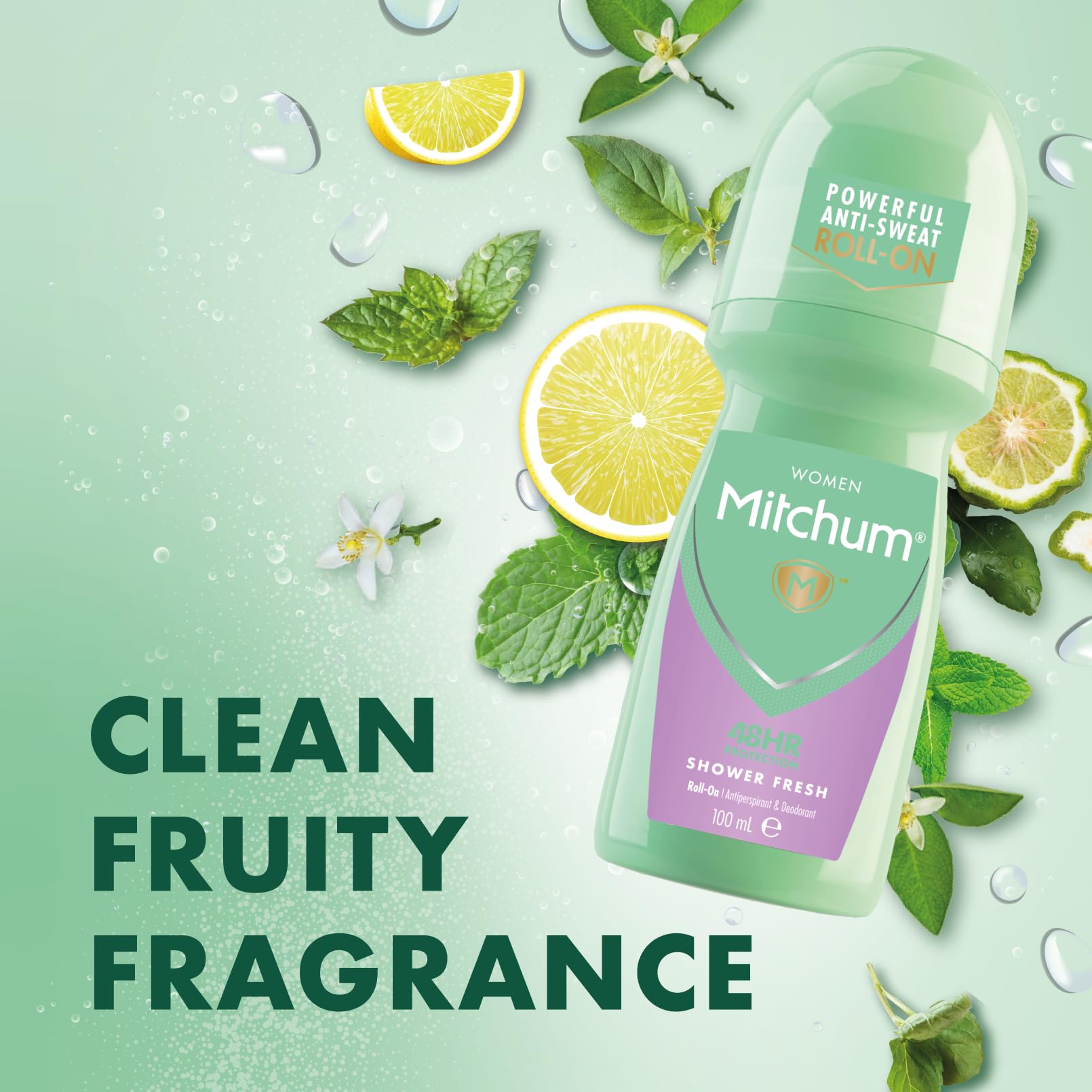 Mitchum Women Shower Fresh Deodorant Roll-On 100ml - Bath & Body at MyBeautyBoutique by Mitchum