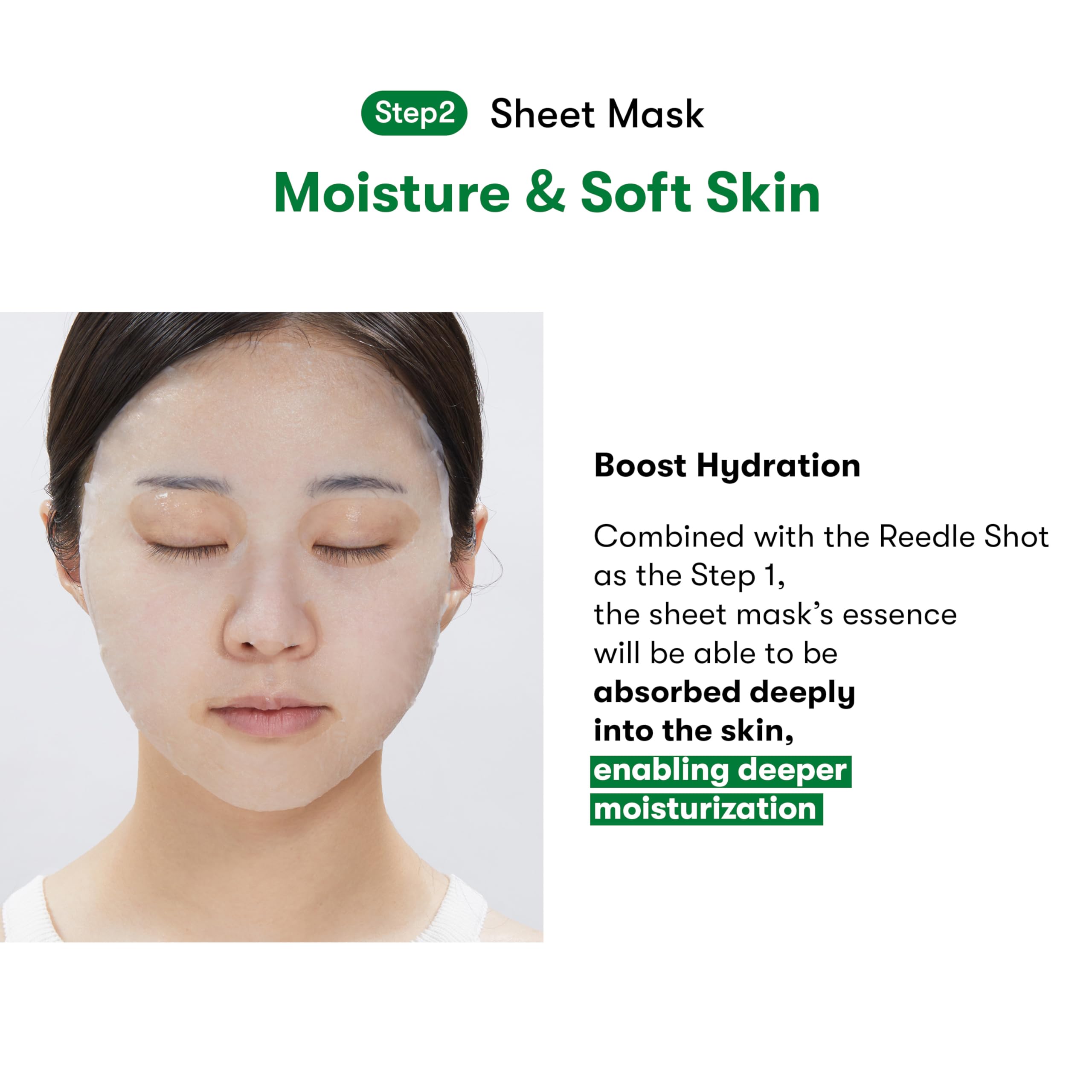 VT Cosmetics Reedle Shot 100 2-Step Face Mask - 1 Face Mask (25g)