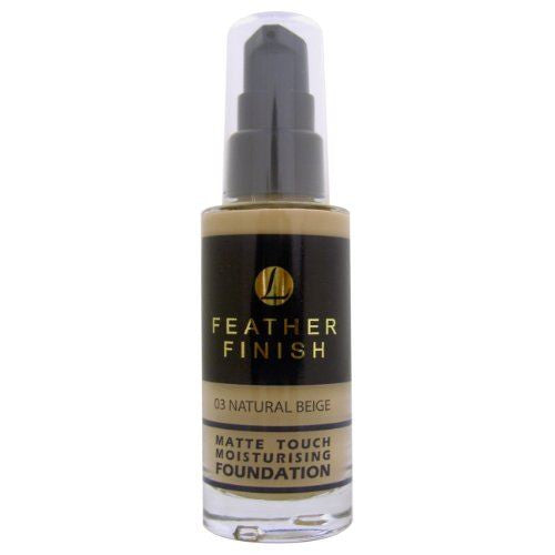 Mayfair Lentheric Feather Finish Matte Touch Moisturising Foundation 30ml - Natural Beige 03