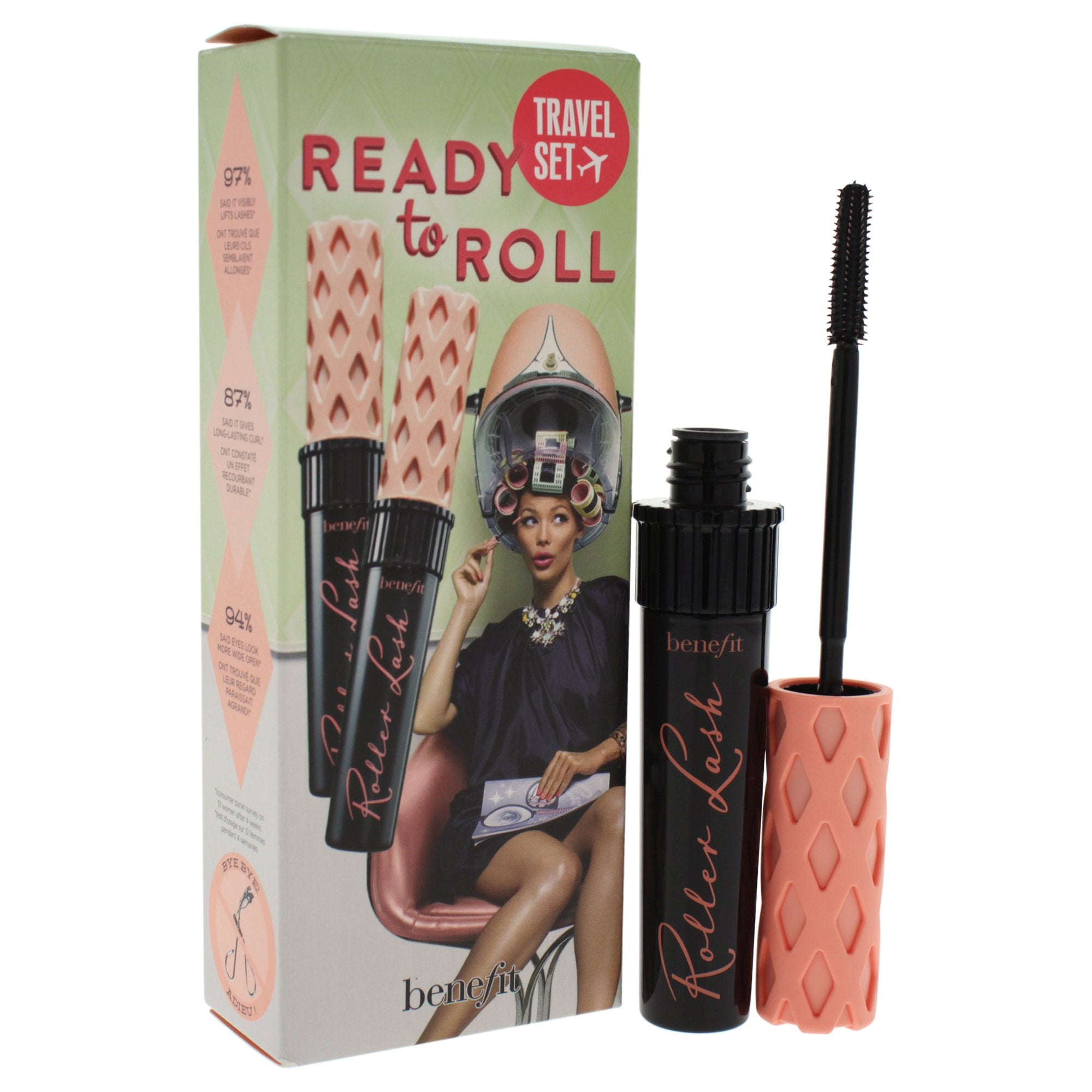 Benefit Ready To Roll Gift Set 2x 8.5ml Roller Lash Mascara