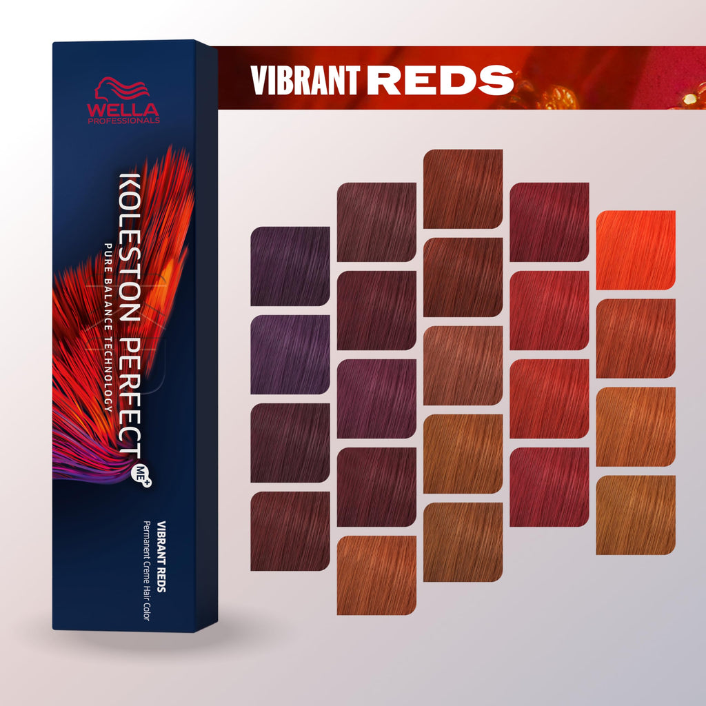 Wella Koleston Perfect Me Plus Hair Colourant 60ml - Vibrant Reds 8/34 Light Blonde Golden Red