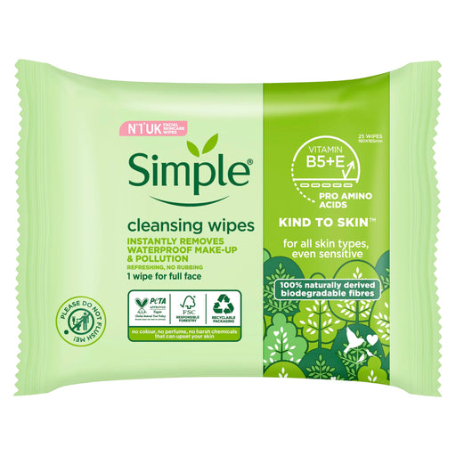 Simple Facial Wipes Cleansing