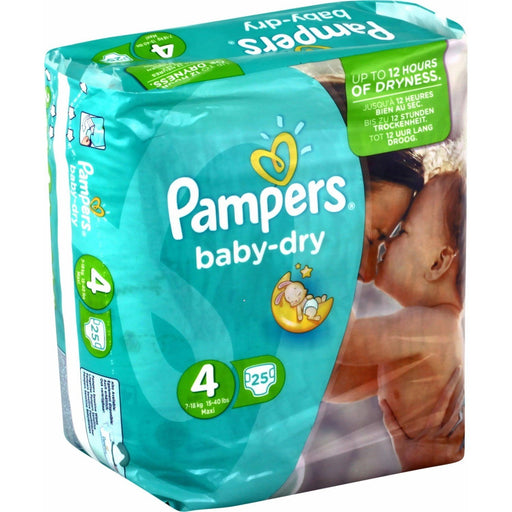 Pampers Baby Dry Carry Pack Nappies Size 4