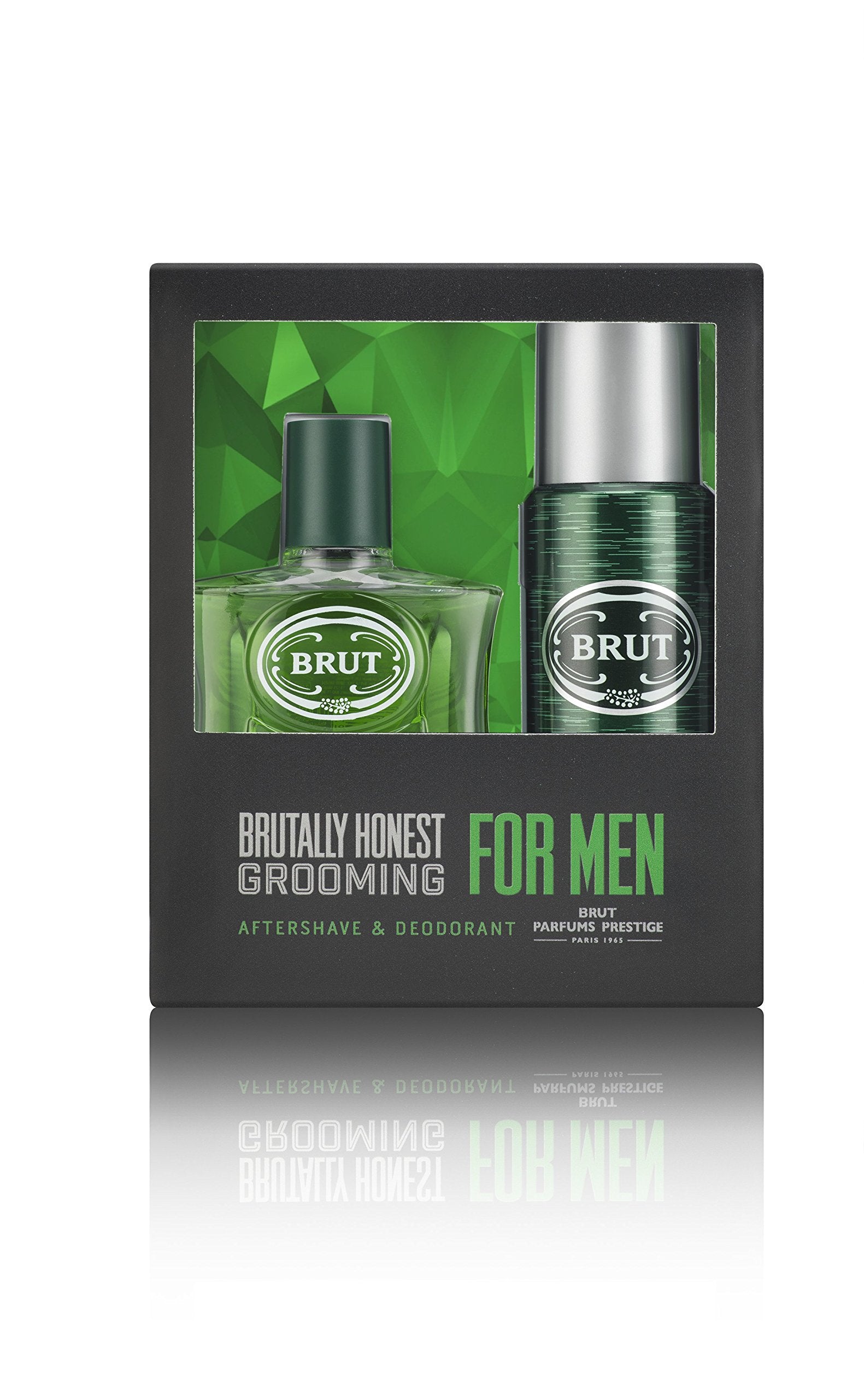Brut Brut Gift Set 100ml Aftershave + 200ml Deodorant Spray - Seasonal Gift at MyBeautyBoutique by Brut