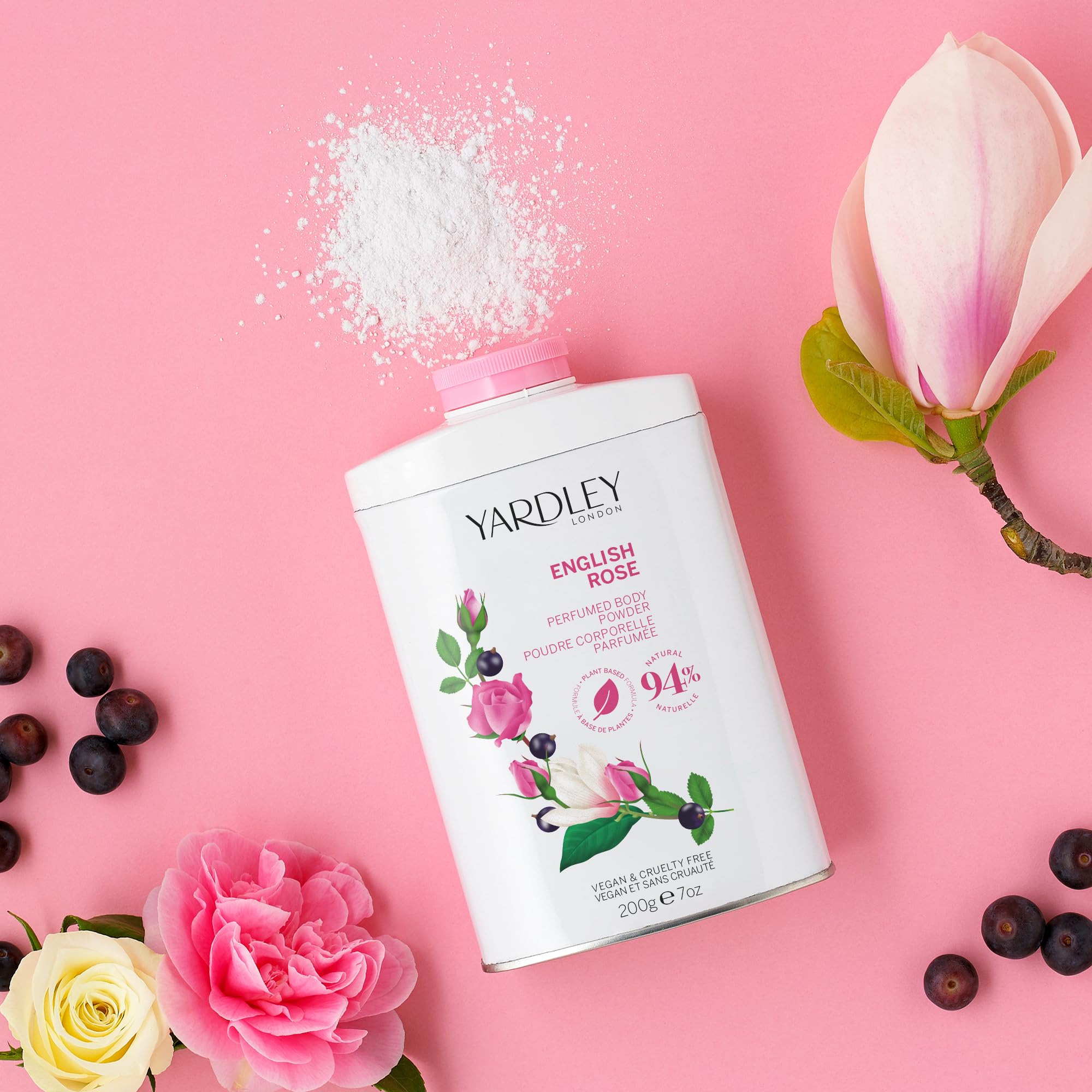 Yardley Perfumed Powder English Rose