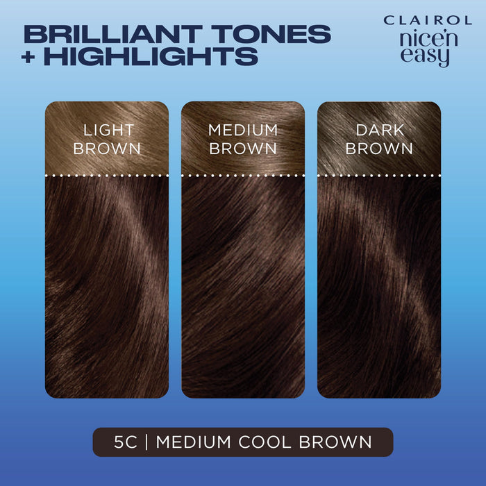 Nice & Easy Care Colour Medium Cool Brown 5C