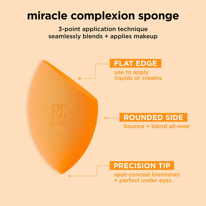 Real Techniques Base Miracle Complexion Sponge Gift Set Sponge + Travel Case