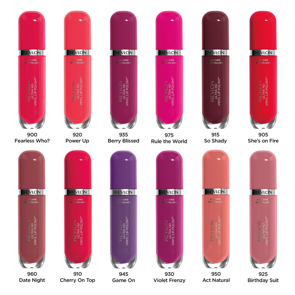 Revlon Ultra Hd Vinyl Lip Polish 975 Rule The World Liquid Lipstick 5.9ml