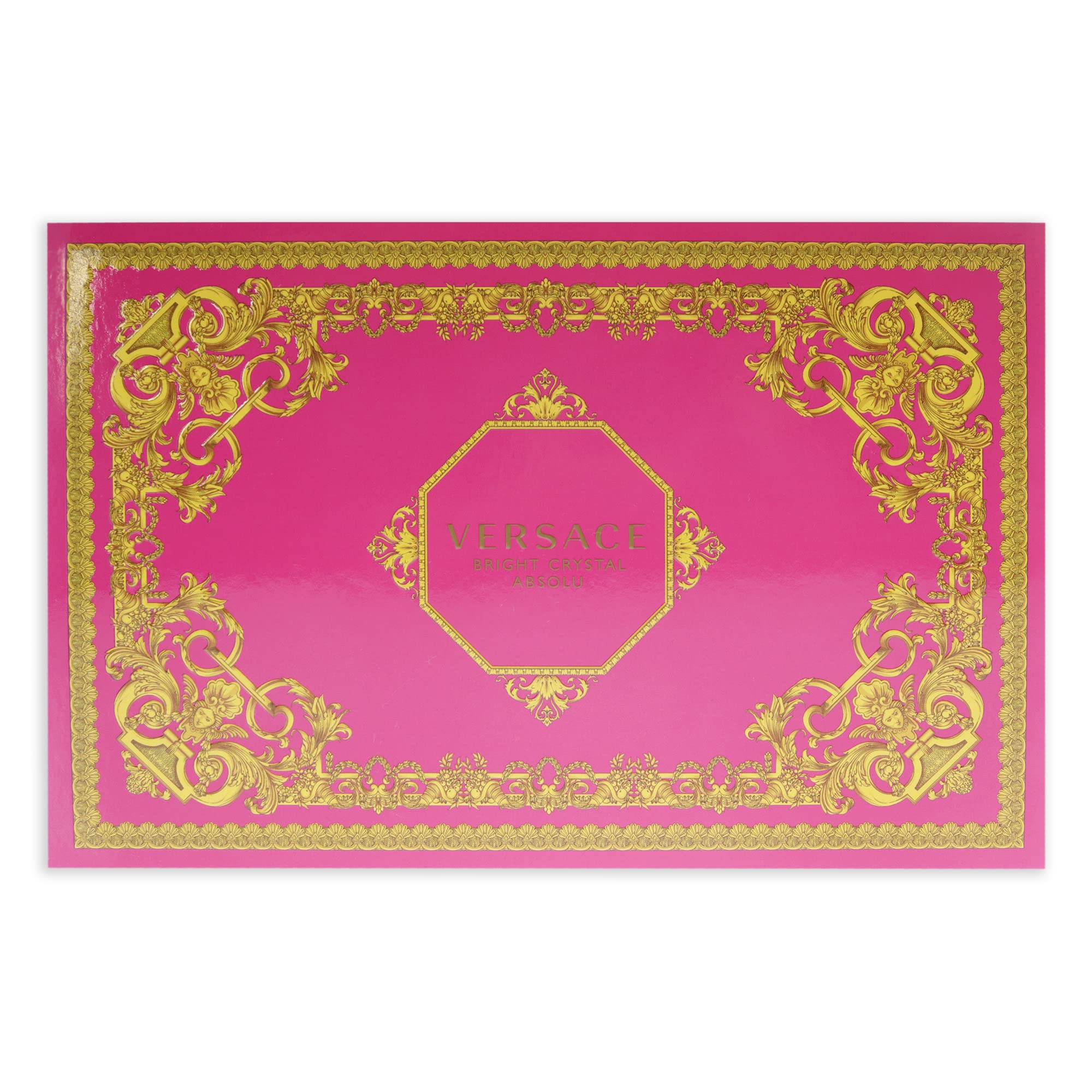 Versace Bright Crystal Absolu Gift Set 90ml EDP + 100ml Body Lotion + 100ml Shower Gel + Pouch