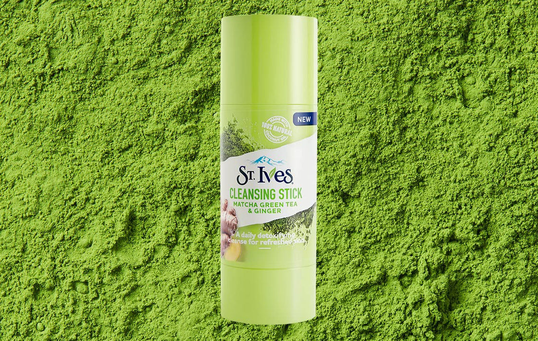 St. Ives Matcha Green Tea & Ginger Cleansing Stick 45g