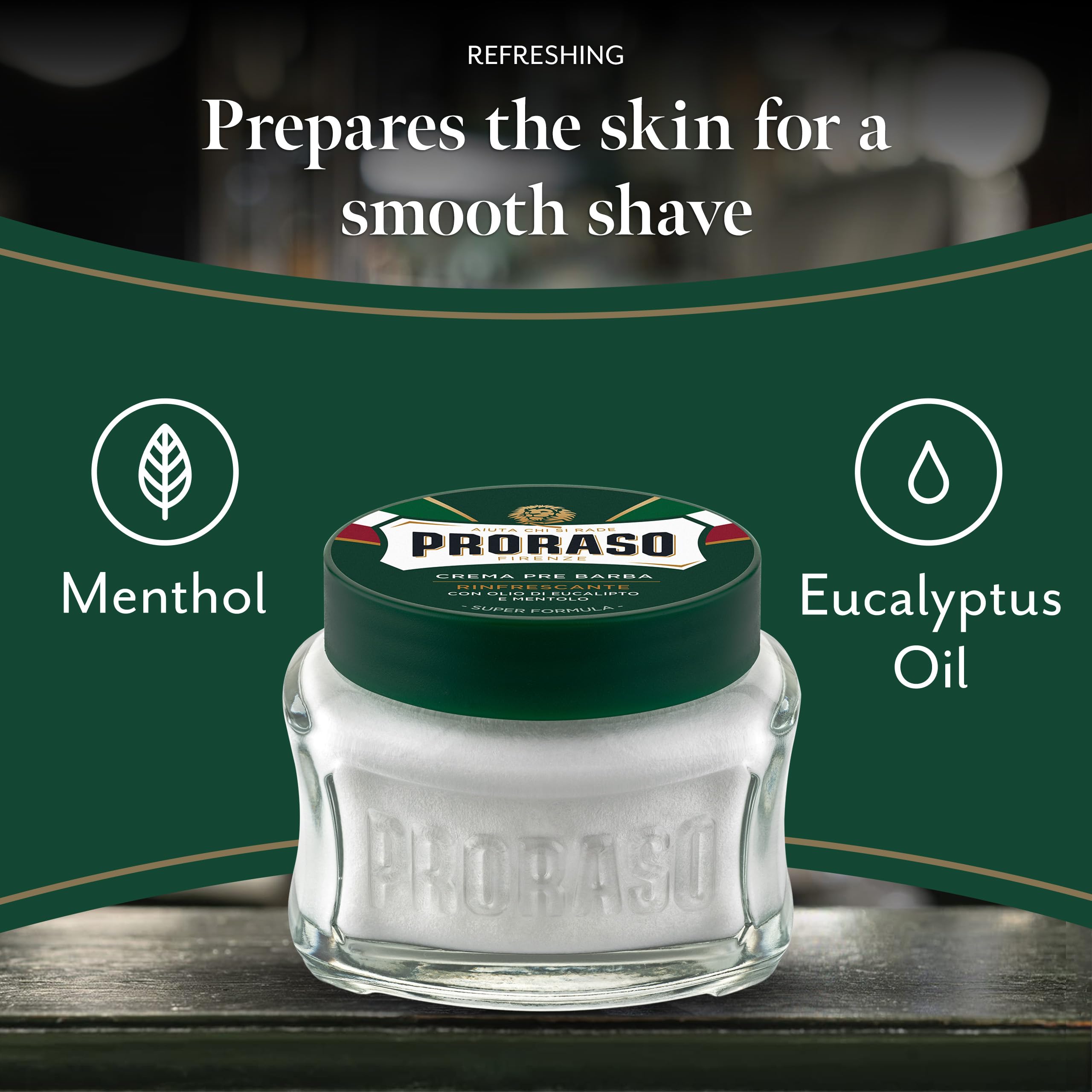 Proraso Pre-Shave Cream Eucalyptus & Menthol 100g