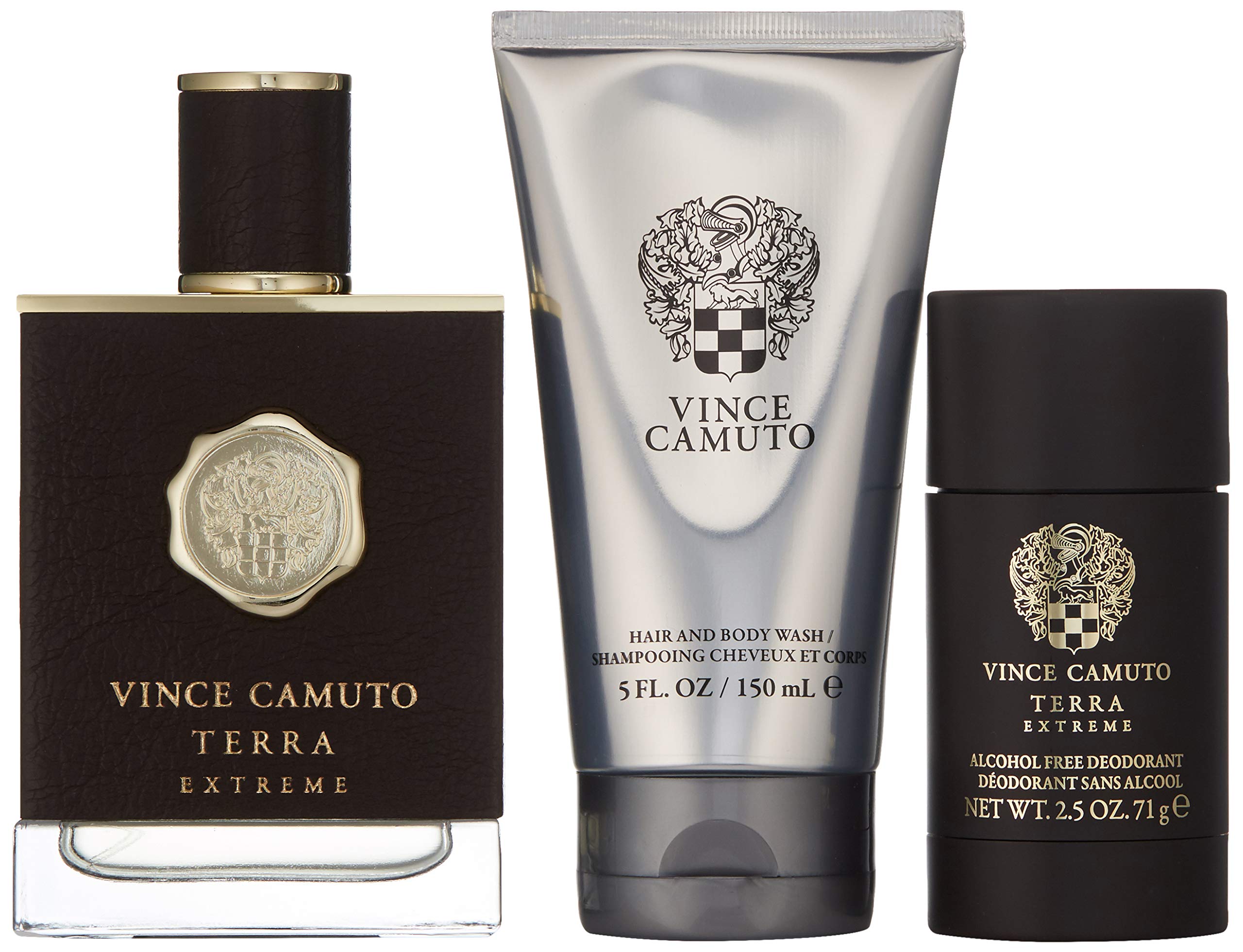 Vince Camuto Terra Extreme Gift Set 100ml EDP + 150ml Shower Gel + 75ml Deodorant Stick