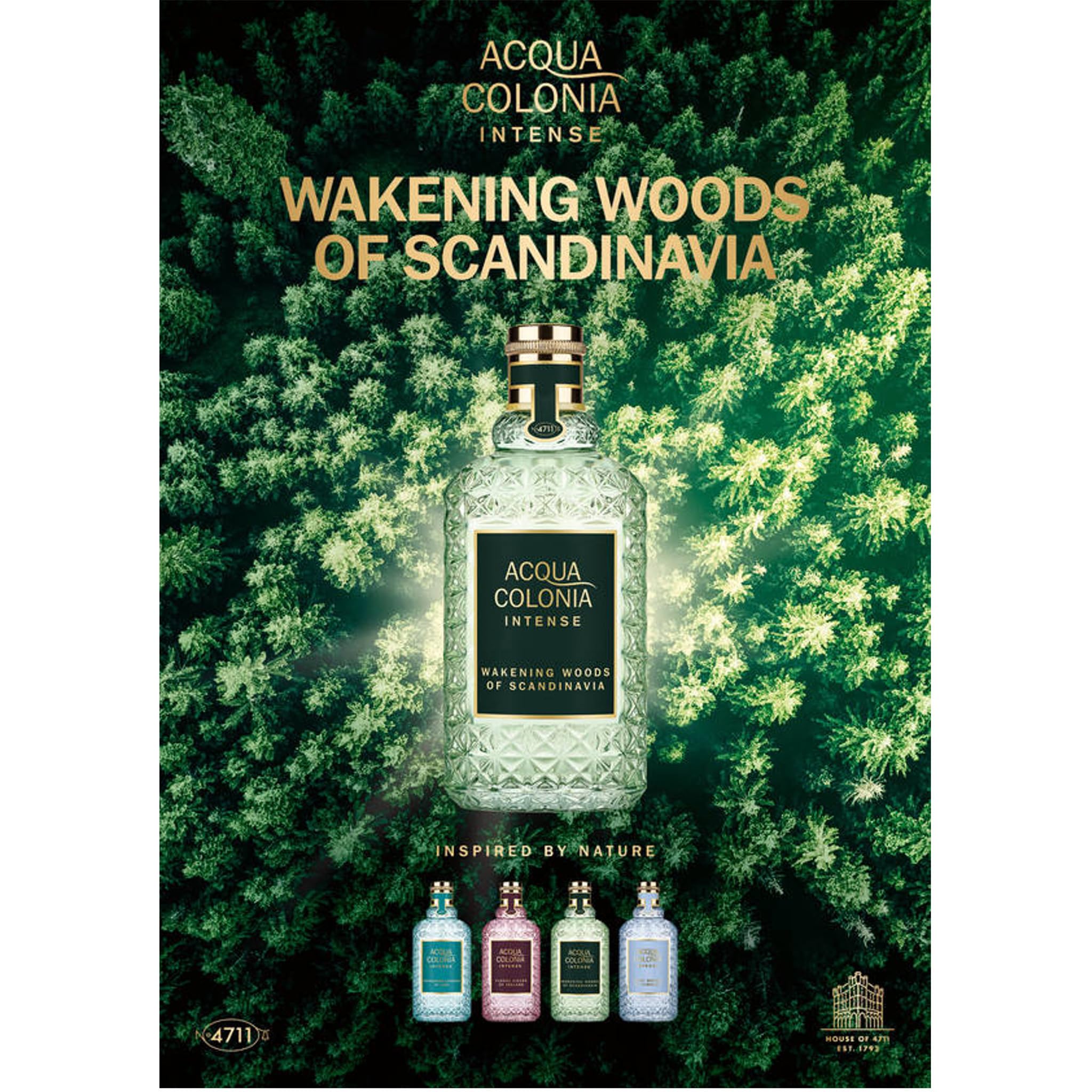 Mäurer & Wirtz 4711 Acqua Colonia Intense Wakening Woods Of Scandinavia Eau de Cologne 50ml Spray