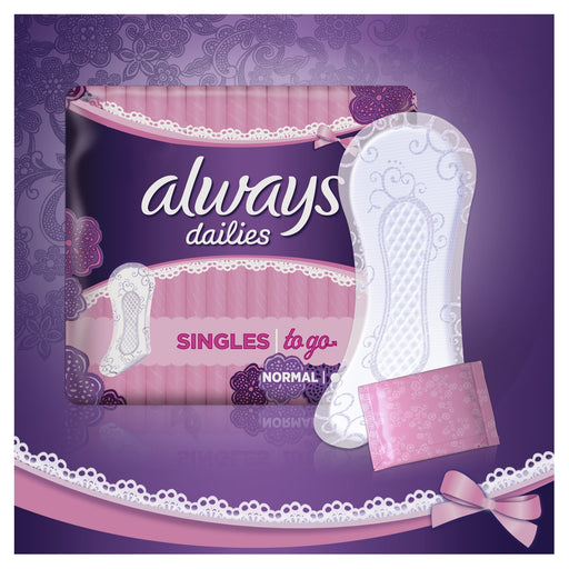 Always Dailies Liner 2 Go Scented 16 Pack