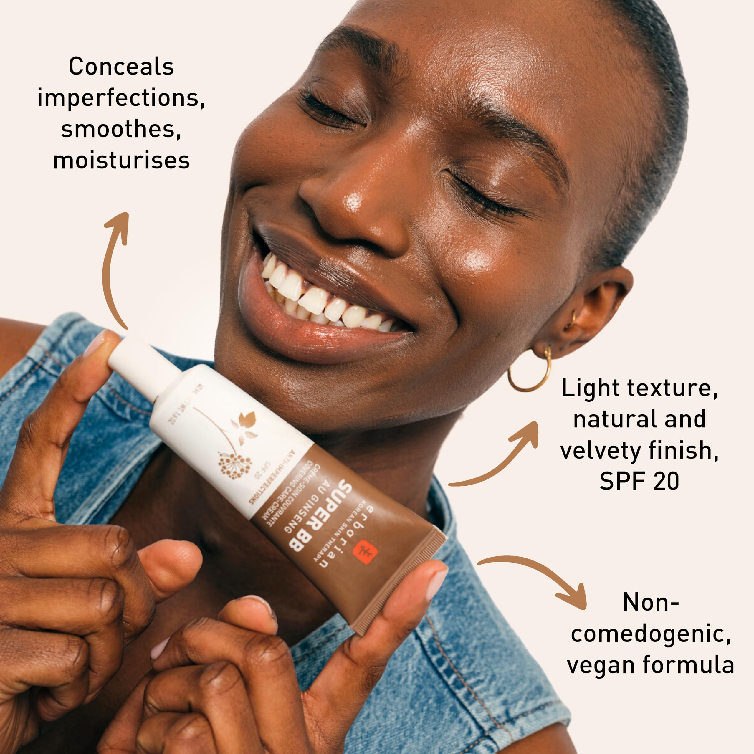 Erborian Super BB Au Ginseng Covering Care-Cream SPF20 40ml - Clair