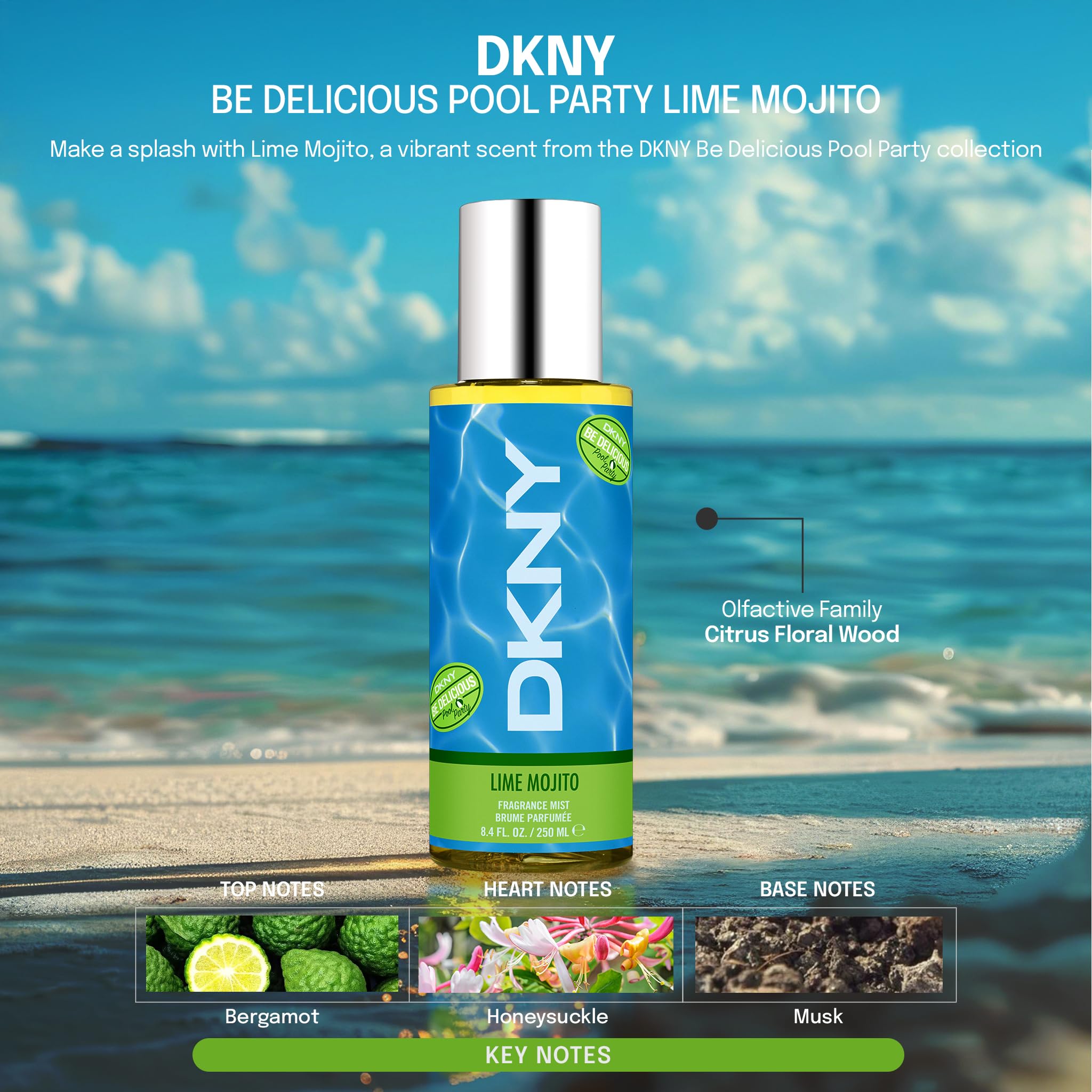 DKNY Be Delicious Lime Mojito Body Mist 250ml