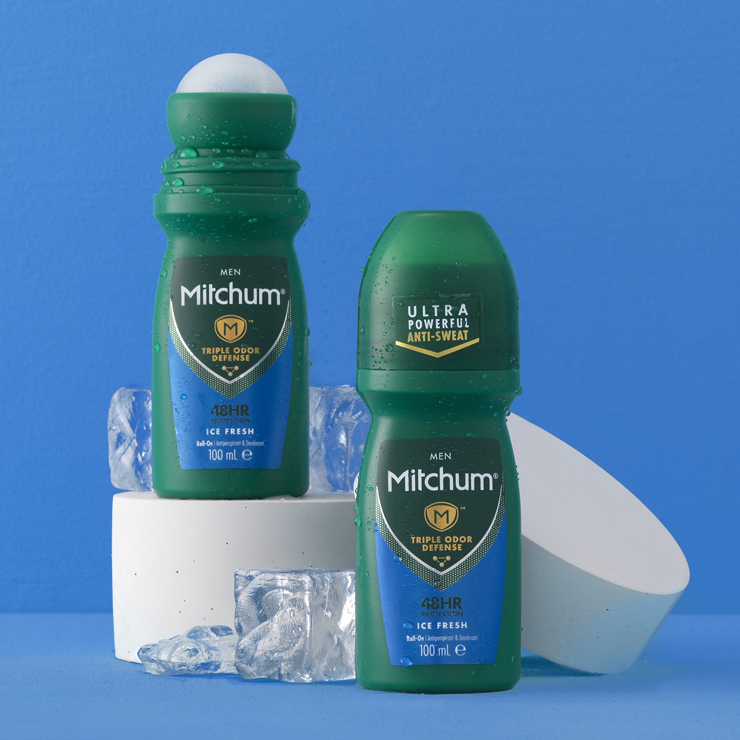 Mitchum Men Clean Control 48HR Protection Roll-On Deodorant 100ml - Bath & Body at MyBeautyBoutique by Mitchum