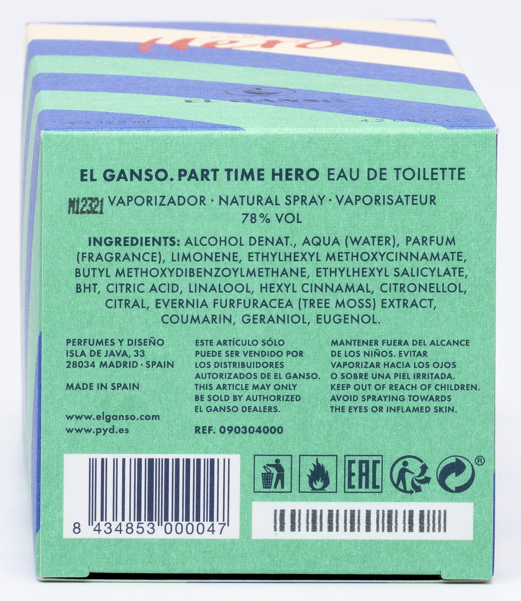 El Ganso Part Time Hero Eau de Toilette 125ml Spray