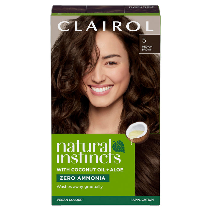 Clairol Natural Instincts Hair Dye 5 Medium Brown