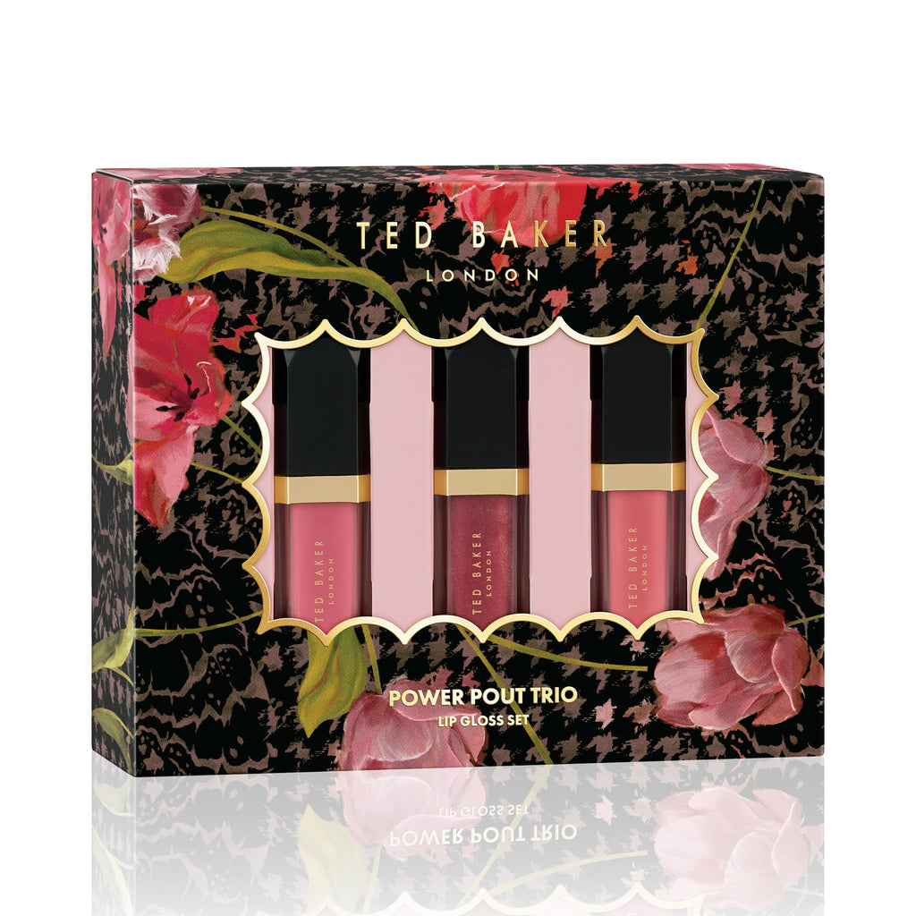 Ted Baker Power Pout Trio Lip Gloss Gift Set 3 x 4.34ml Lip Gloss
