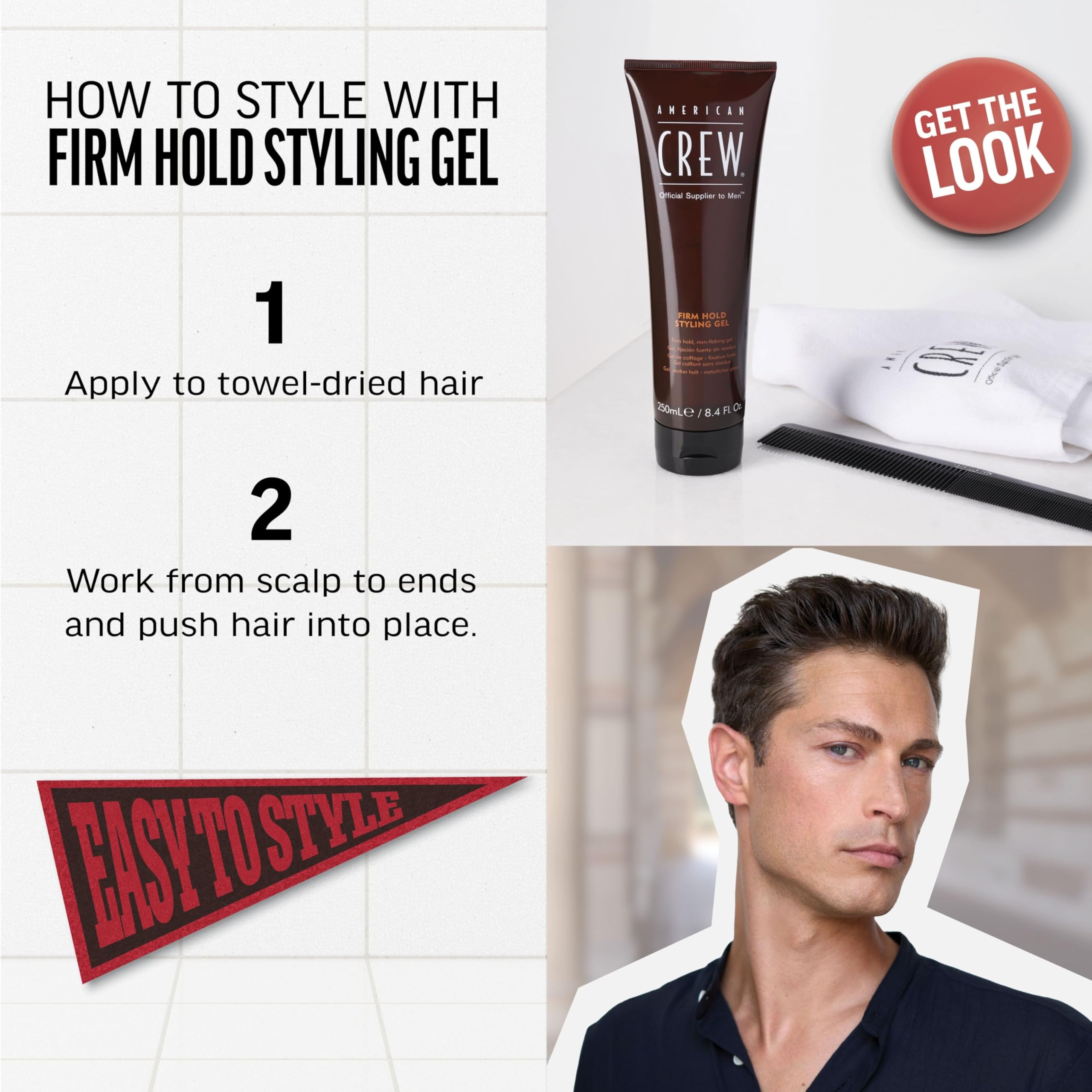 American Crew Classic Firm Hold Styling Gel 100ml