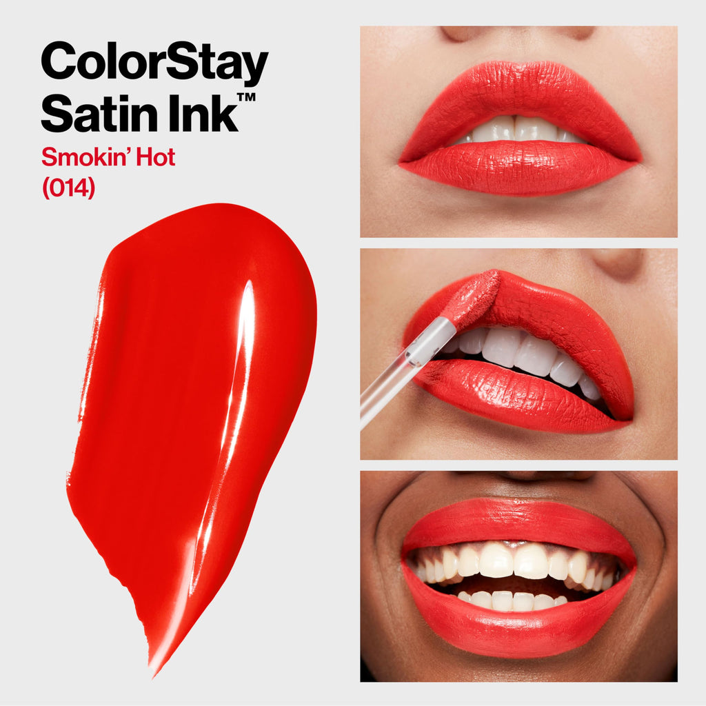 Revlon ColorStay Satin Ink Liquid Lipstick 5ml - 014 Smokin' Hot