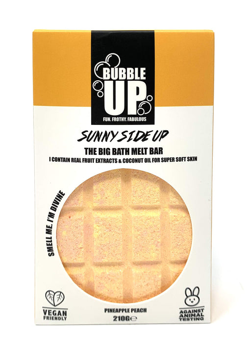 Bubble Up Bath Oil Melt Soap Bar 210g - Pineapple & Peach