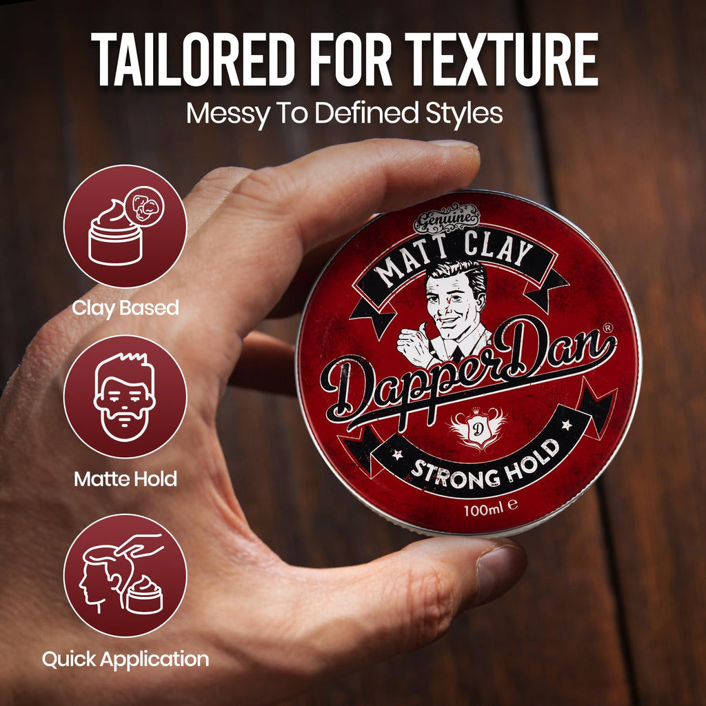 Dapper Dan Matt Clay 100ml - Strong Hold