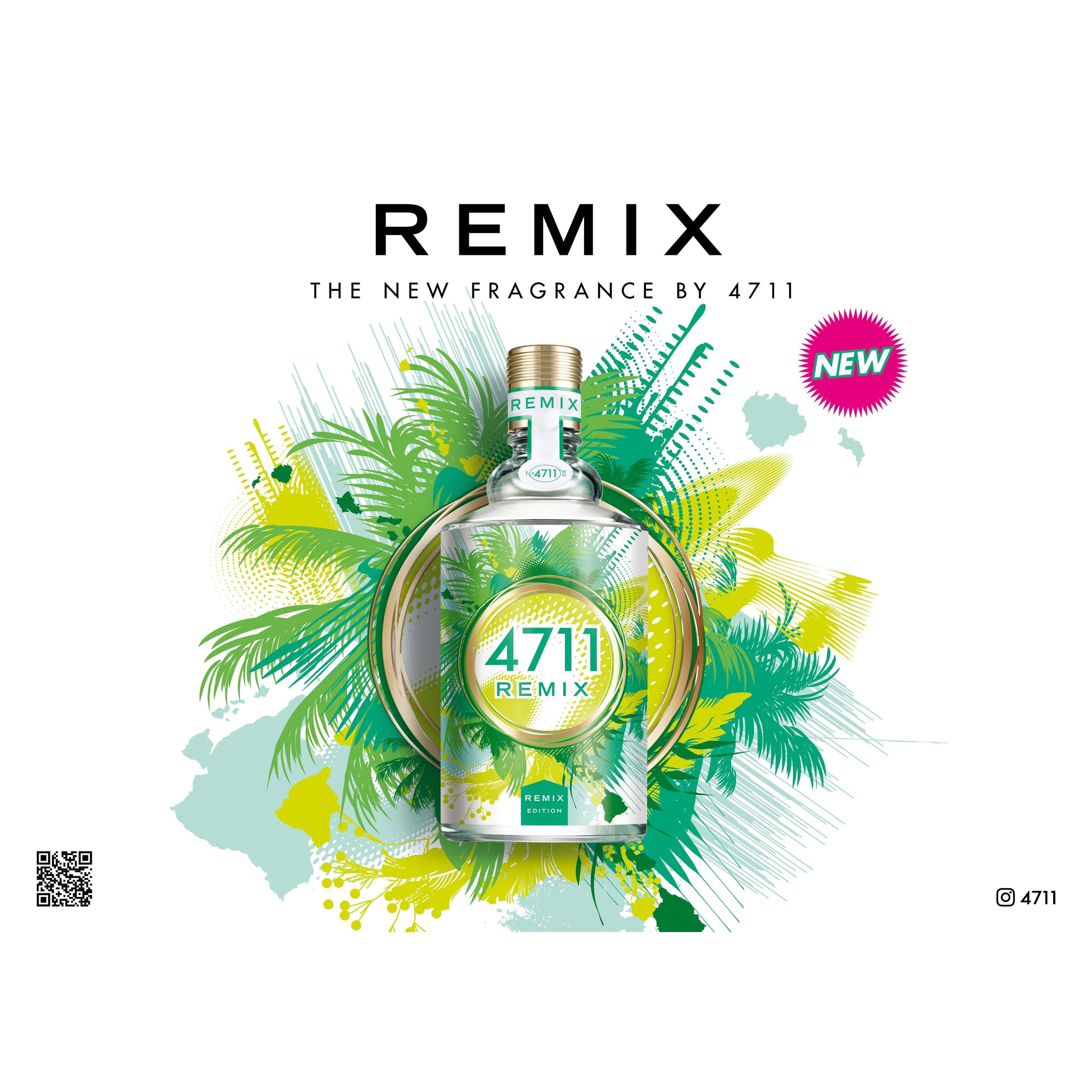 4711 Remix Green Oasis Eau de Cologne 100ml Spray