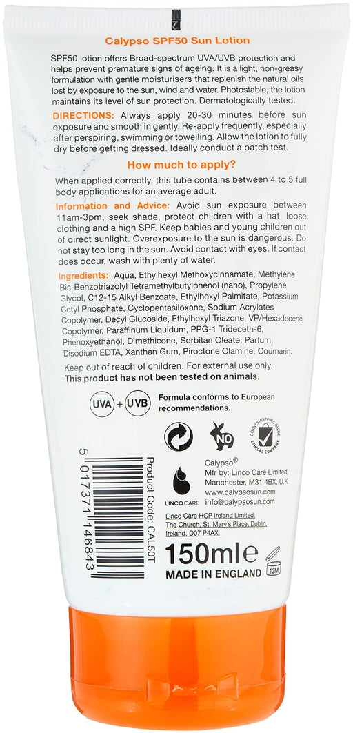 Calypso Sun Lotion SPF50 